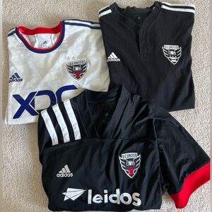 Adidas DC United Men’s Jerseys - Black, White, Red